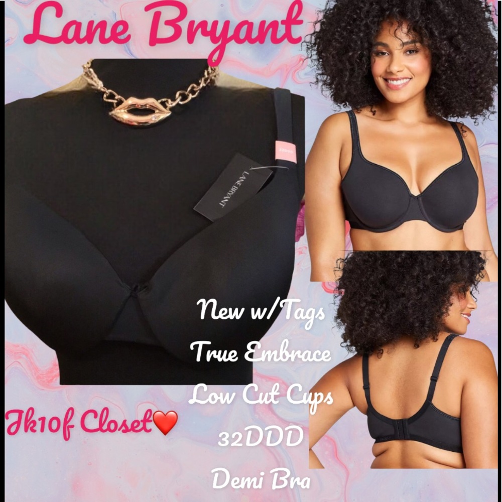 LOWEST🌺 NWT CACIQUE 32DDD LOW CUT DEMI CUPS BRA